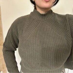 Olive Green Women's Sweater